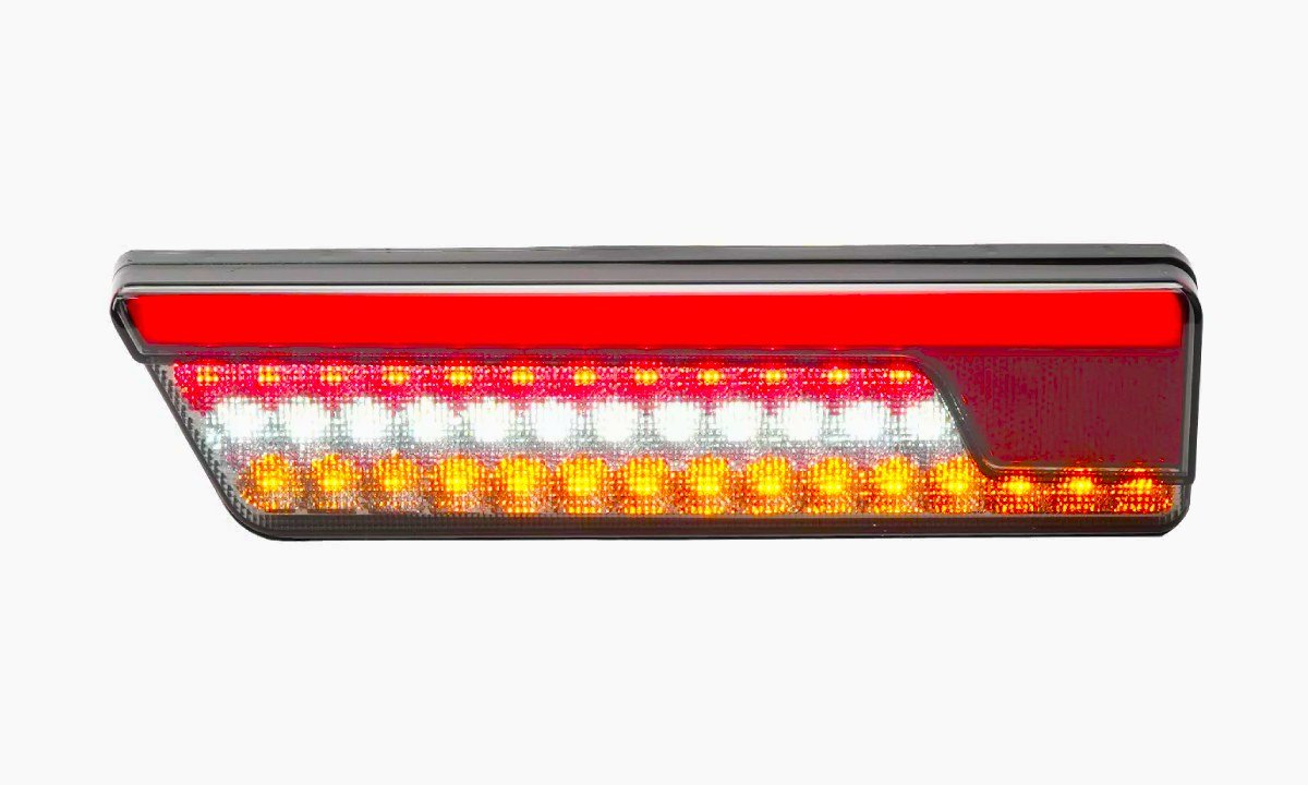556 series LED combination lamp with left-hand Deutsch connector, stop/tail/indicator/reverse