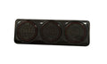 5 inch round triple LED combination lamp set with Glow tail, indicator and reverse