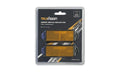 Amber reflex reflector, 90x31mm screw mount, 2 pack