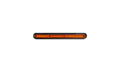 Slimline LED indicator lamp with black surface-mount bracket, 12V/24V