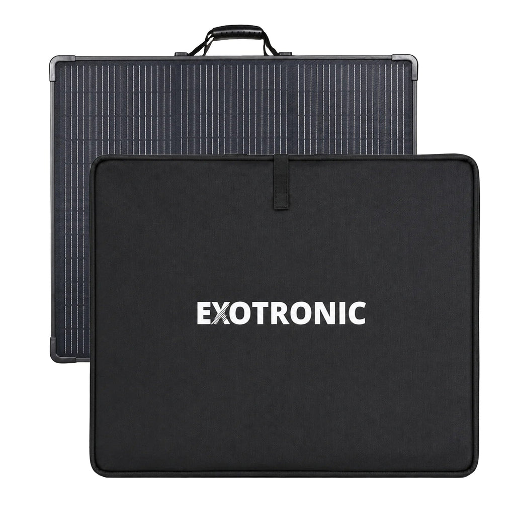 Exotronic 300W Fusion Ultra-Light Folding Solar Panel, caravan, RV, camper trailer, camper parts and accessories