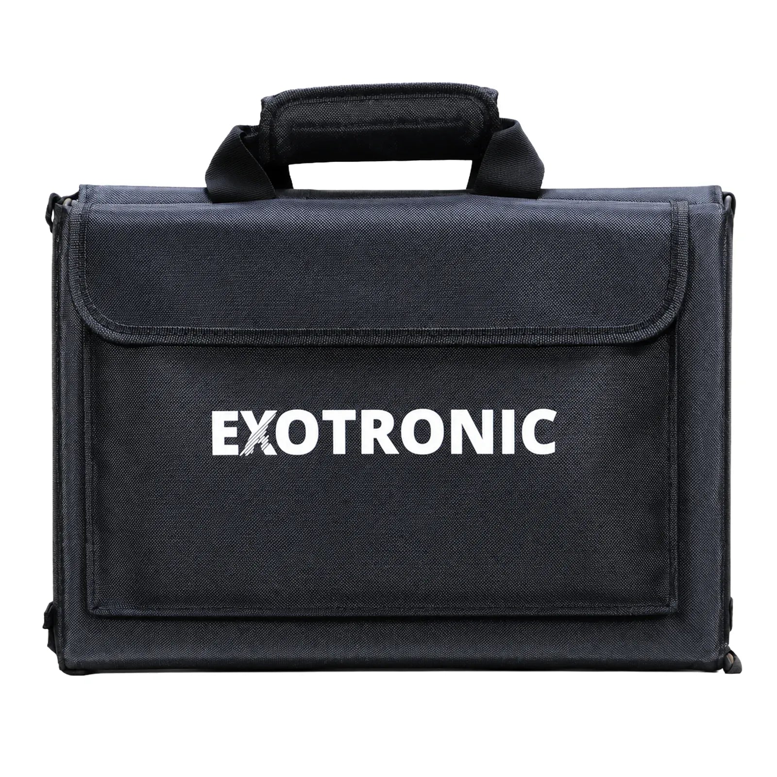 Exotronic 200W Fusion solar blanket unfolded showing full panel surface