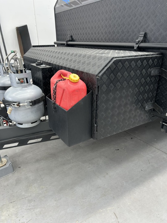 Tool box and Jerry Can Holders