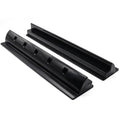 Exotronic 680mm black ABS solar panel mounting bracket pair, caravan RV and trailer parts and accessories