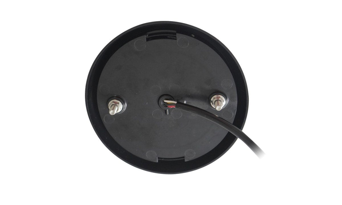 Tru Vision 5 Inch Round Stop/Tail Glow, Running Indicator/Reverse Black Base