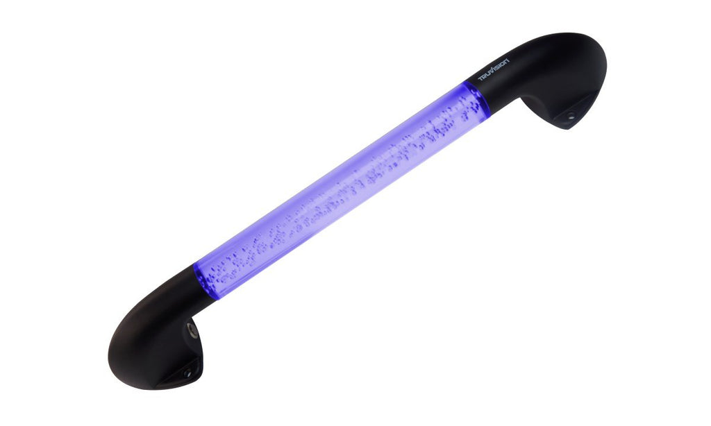 453mm grab handle with blue LED bubble accent light