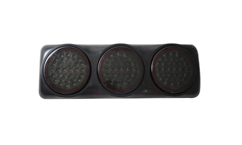 Tru Vision 5 Inch Round Triple Stop/Tail Glow, Running Indicator