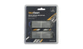 White reflex reflector, 90x31mm screw mount, 2 pack