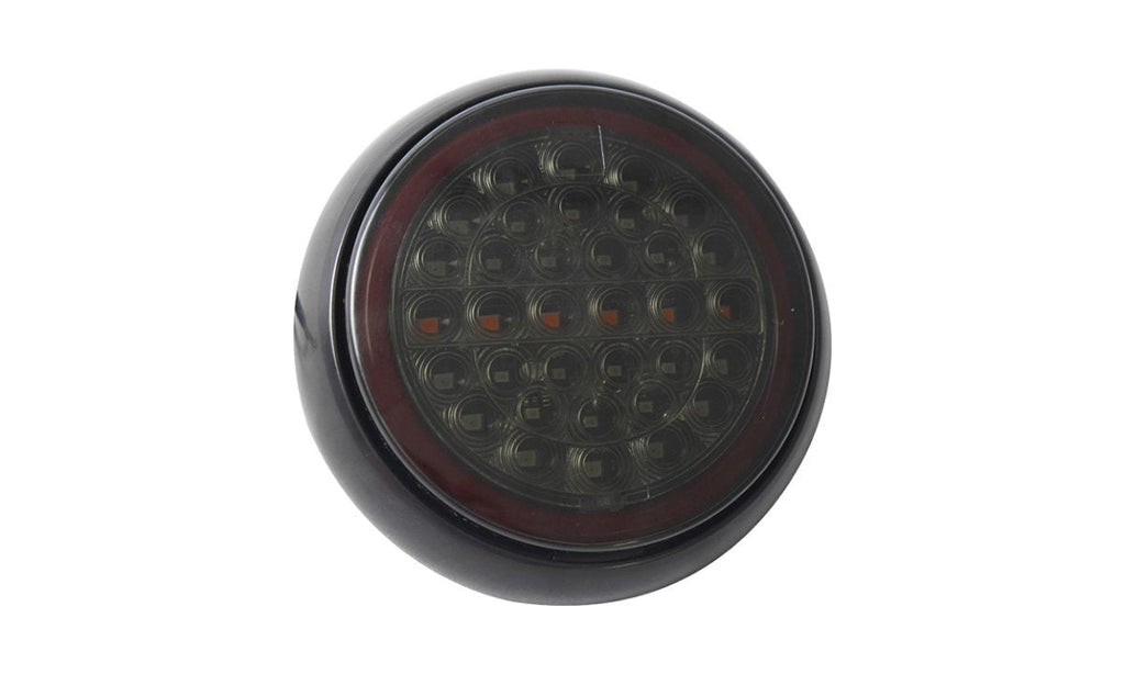 Tru Vision 5 Inch Round Stop/Tail Glow, Indicator Black Base