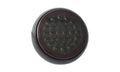 5 inch round LED combination lamp with Glow tail, stop and indicator, black base
