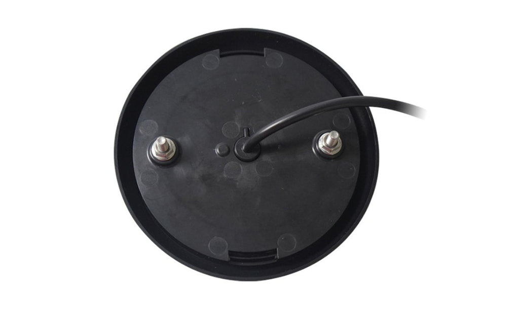 5 inch round LED combination lamp with Glow tail, stop and indicator, black base