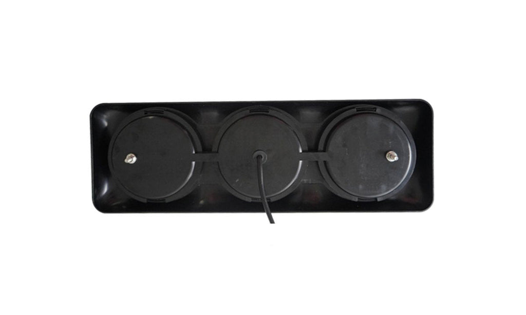 Tru Vision 5 Inch Round Triple Stop/Tail Glow, Running Indicator
